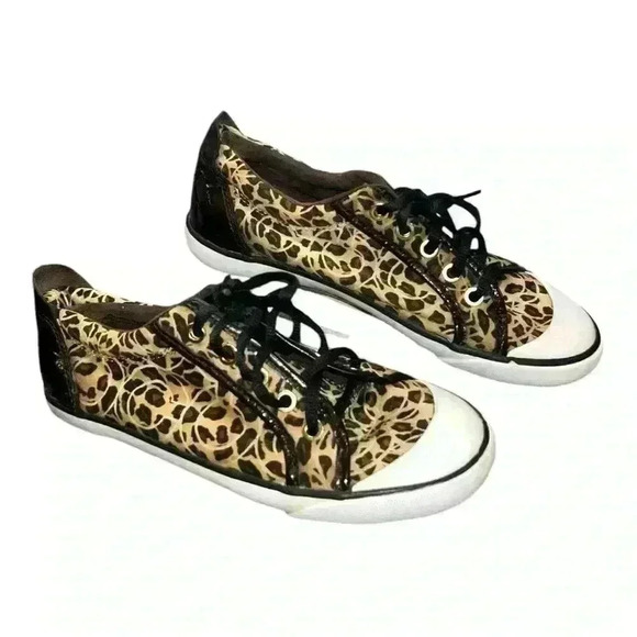 COACH Barrett Cheetah Print sneakers Size 6 B Women pre-loved good condition - Picture 4 of 12